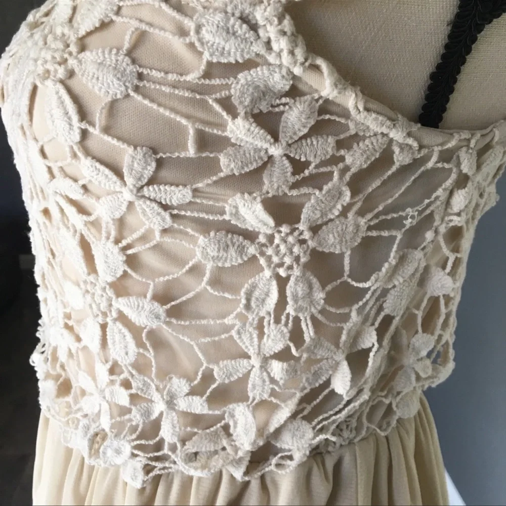 Rue21 Cream Puff Sleeve Midi Sundress - Picture 5 of 16